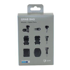 GoPro Grab Bag AGBAG-002 Mounts Spare Parts Buckles Adhesive Mounts NIB